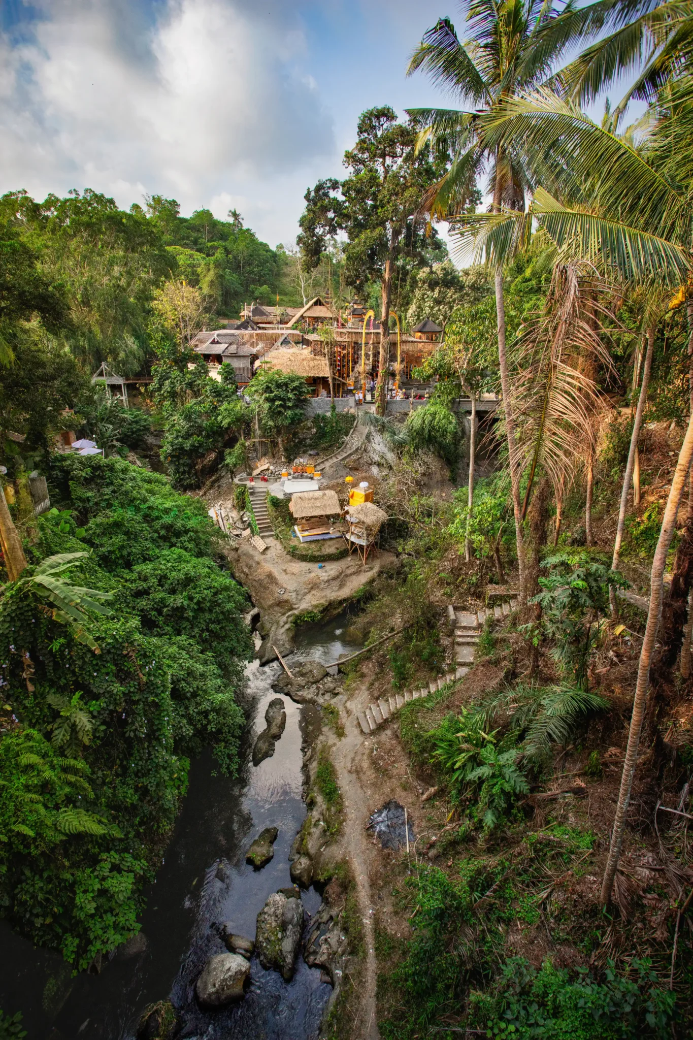 Tempel in Ubud, Bali, Indonesië