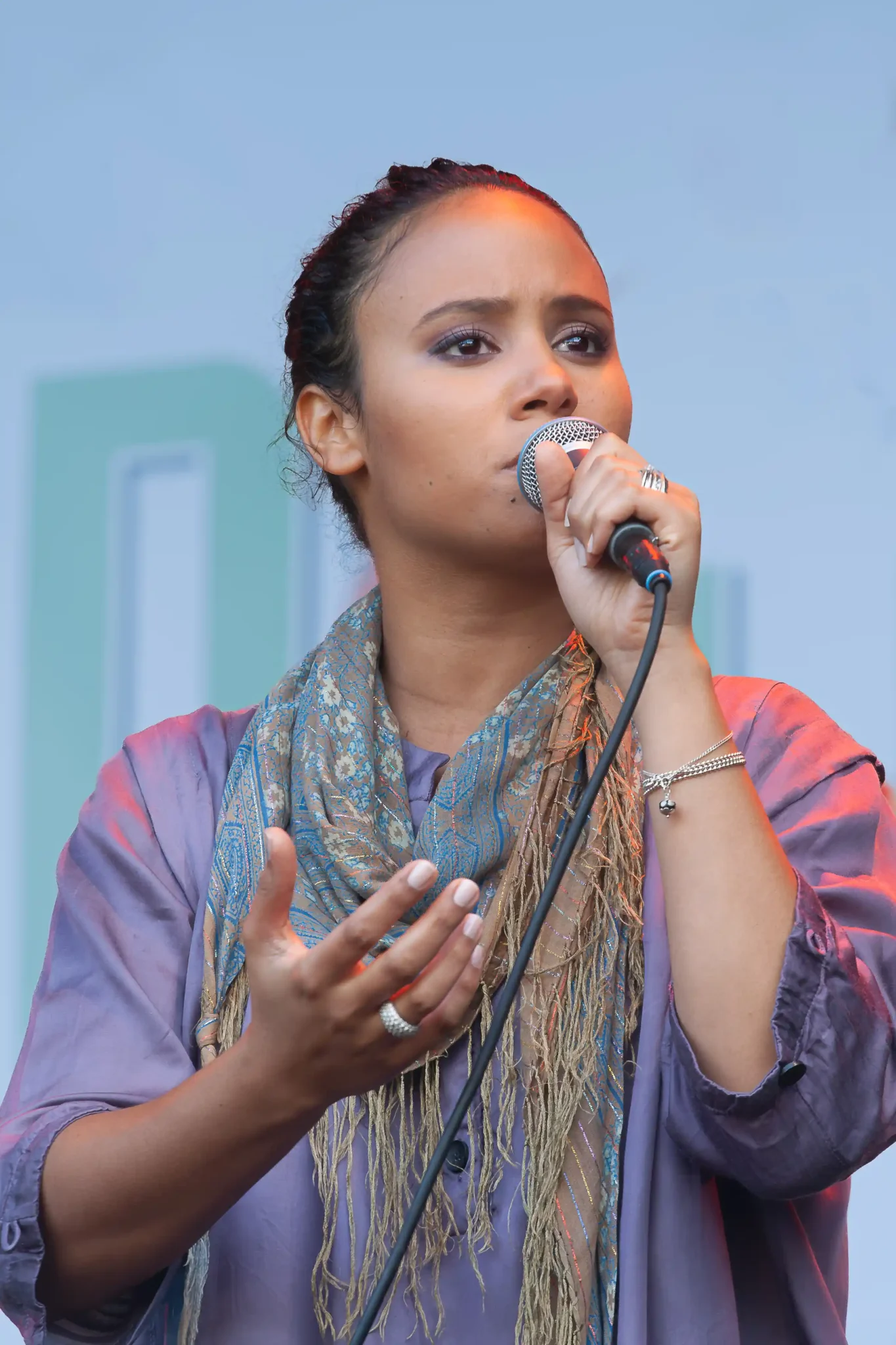 Mayra Andrade  at Dunya Festival in Rotterdam in 2008